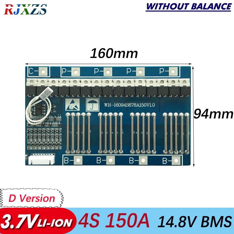 Флюоресцентная плата BMS PCM для защиты аккумулятора 14 8 А 16 в 18650 с высоким током а li