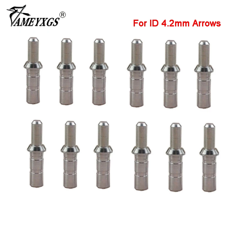 Стрелы для стрельбы из лука 100 шт. внутренний диаметр стрел 4 2 мм алюминиевые