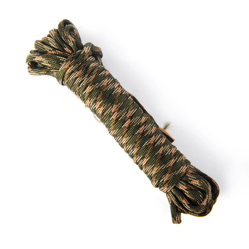 

50Ft 550 Paracord Rope Lanyard Accessories Parachute Deg Camping Survival Equipment