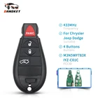 Брелок дистанционного управления для автомобиля, для Jeep Grand Cherokee 2008, 2009, 2010, 2011, 2012, 2013, M3N5WY783X, IYZ-C01C, 433 МГц