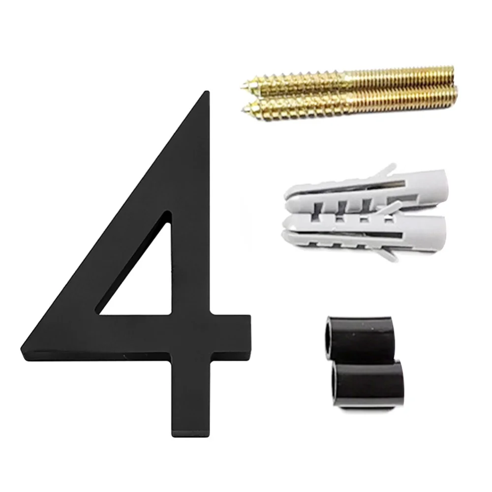 Номер плавающего дома из цинкового сплава современный домашний адрес с