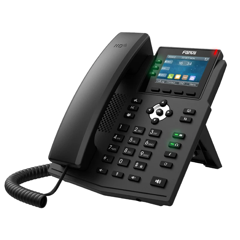 IP-телефон Fanvil X3U фиксированный беспроводной высокой четкости для бизнеса офиса