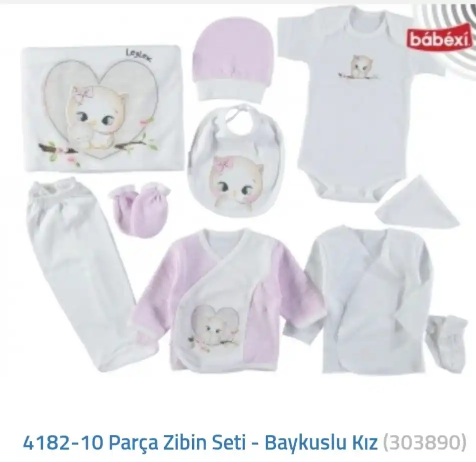 

Set of 10 pieces dummy with girl owl