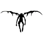 Наклейка на окно автомобиля Death Note, модное индивидуальное украшение из ПВХ, водонепроницаемая Солнцезащитная наклейка черногобелогоКрасноголазерногосеребристого цвета