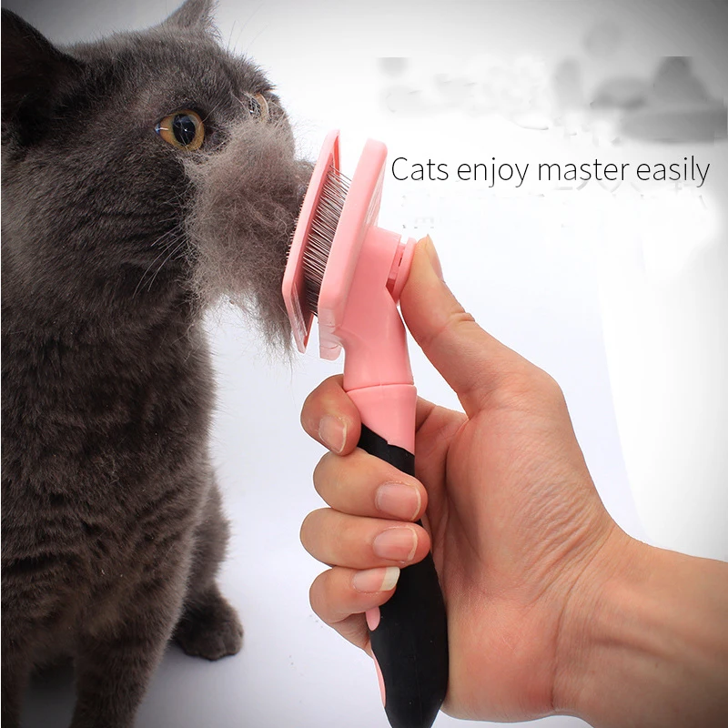 Расческа для собак кошек удобная щетка массажа щенков инструменты ухода за