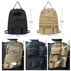 Тактический Чехол Органайзер для заднего сиденья автомобиля армейский Molle, многослойная Сумка для хранения, военный чехол для автокресла для улицы, охоты, 44x57 см