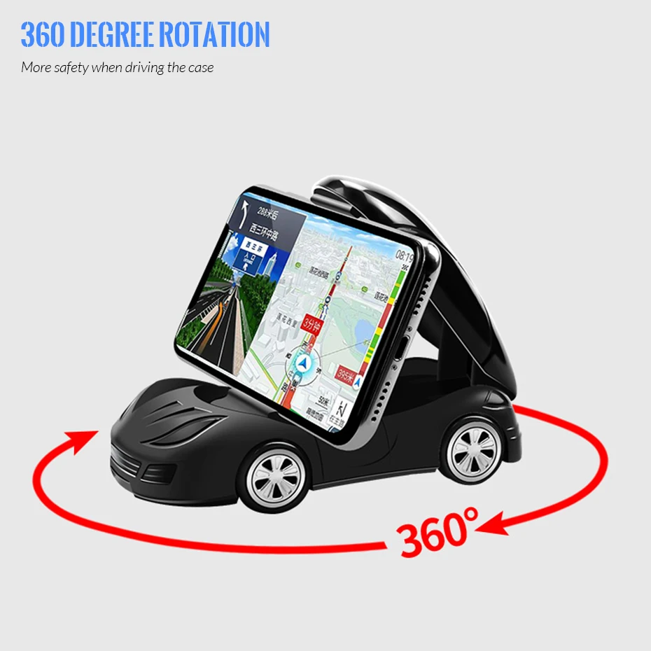 in car mount universal mobile phone holder toy car model telephone stand support for iphone xiaomi samsung fashion design free global shipping