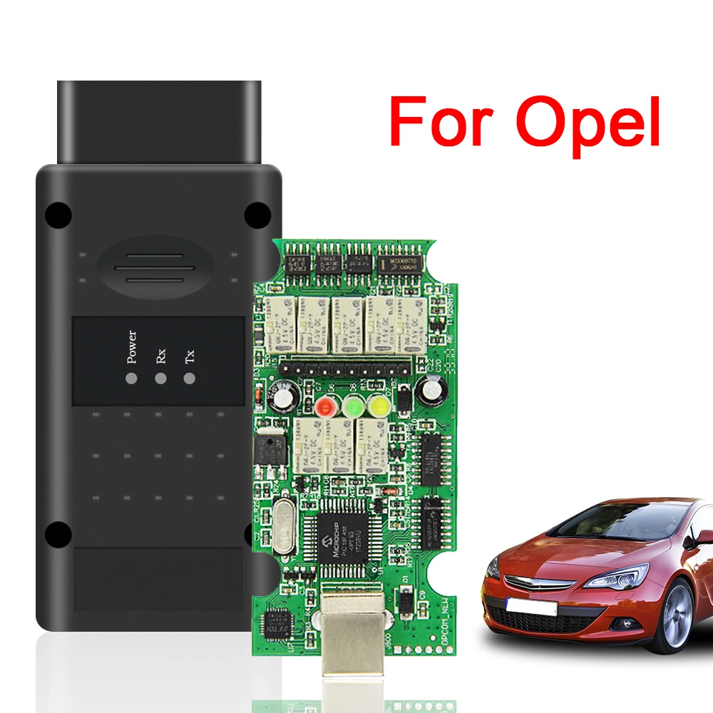 OP COM 1 70 95 99 для Opel Flash прошивка обновление OPCOM V5 PIC18F458 FTDI CAN BUS OBD OBD2 сканер|Анализатор