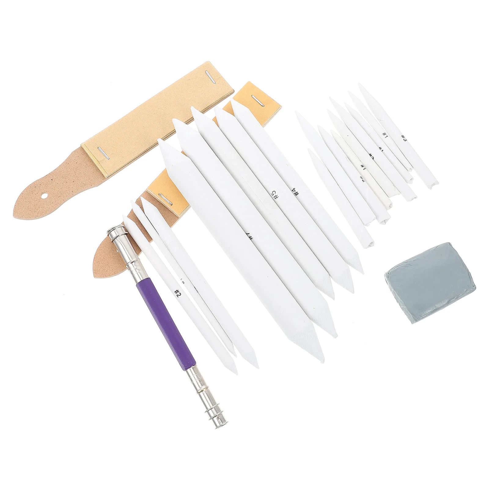 

1 Set Sketch Paper Tools Charcoal Sandpaper Sketching Painting Blending Stumps