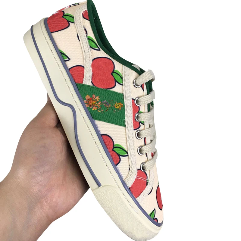 

sneaker gujiaGG men's and women's sports shoes couple's top version Italian design evening shining flat shoes,with box dust bag