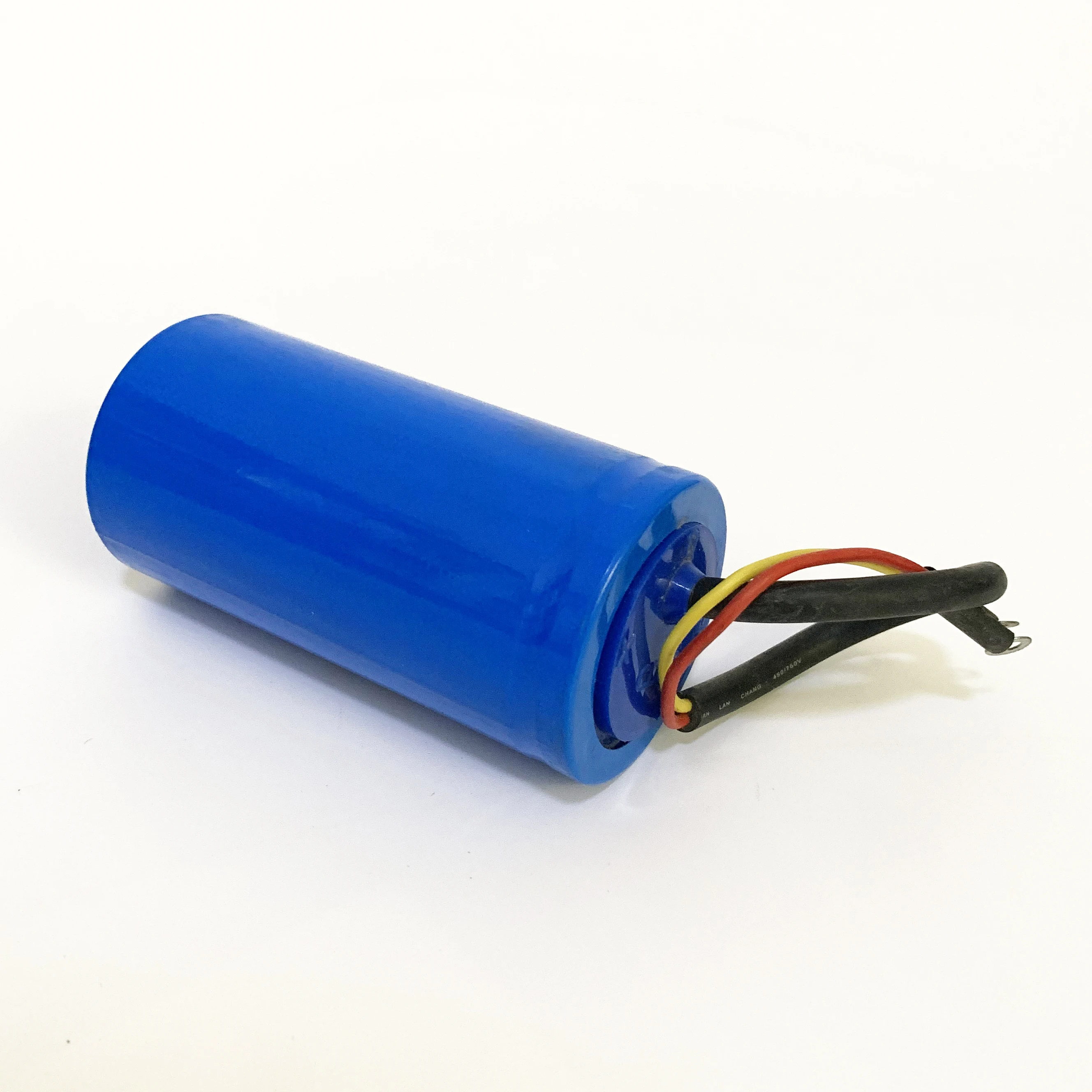 CD60 500 мкФ 250V AC пусковой конденсатор для сверхмощного электрического двигателя Воздушный компрессор красный желтый два провода