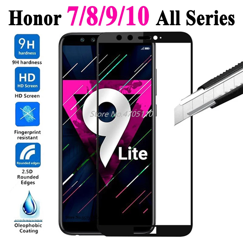Стекло для Honor 9 Lite стеклянная задняя крышка 8 защита экрана 10 7a 7c 8a 8c защитное