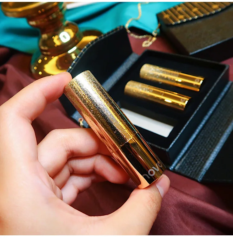 3PCS/SET Makeup Matte Glitter Lipstick Set Long-lasting Tint Lip Cosmetic Sexy Red Maquiagem Batom With Gift Box |