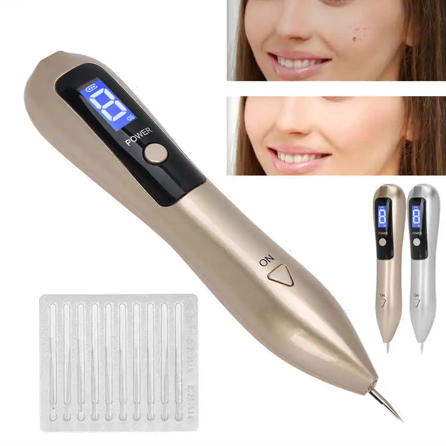 9 уровней ЖК Лазерная плазменная ручка для удаления Крота регулировка темных