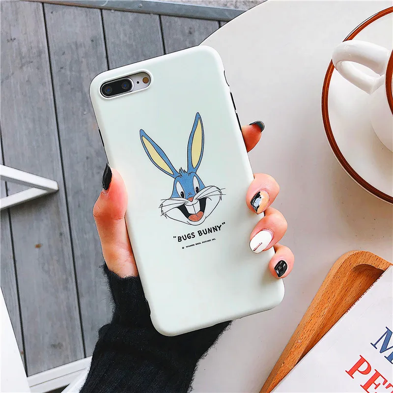 Чехол для телефона аниме Симпсоны для iPhone X, 6, 6 S, 7, 8 Plus, чехол для iPhone XR, XS MAX, милый мультяшный чехол с кроликом, чехол для iPhone 7, чехол для iPhone 11, 11pro, 11peo Max, чехол, Fundas