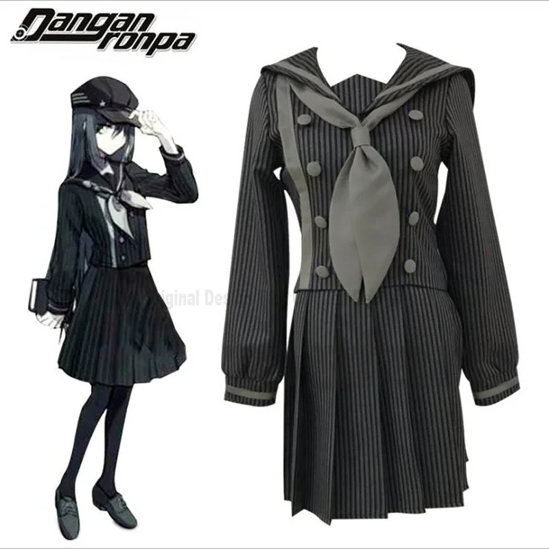 Danganronpa V3 Cosplay Costume Saihara Shuichi Costume Set Hot Anime Game School Uniform Suit Outfit Gray Wig Halloween Cosplay cosplay akame ga kill esdeath empire general apparel full set uniform outfit cosplay costume halloween costume