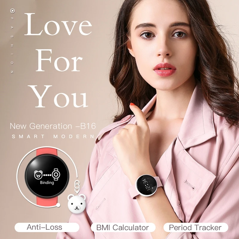 BOZLUN женские умные часы для iPhone Android телефон с фитнес мониторингом сна