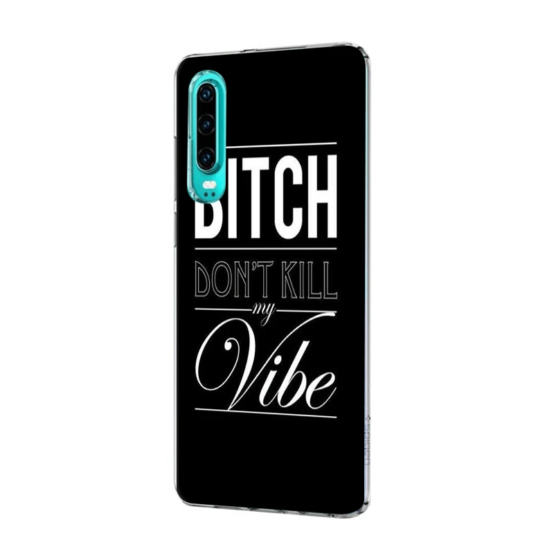 I'M NOT ALWAYS A BITCH phone case for huawei P8 9 10 20 Lite Pro 2015 16 17 18 19 soft | Мобильные телефоны и