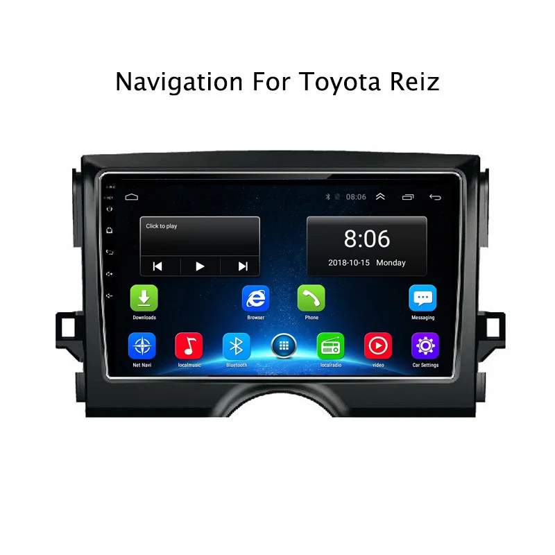 9 дюймов Android 8 1 Автомобильная dvd навигационная система плеер для Toyota Reiz 2010 2013 4G LTE с