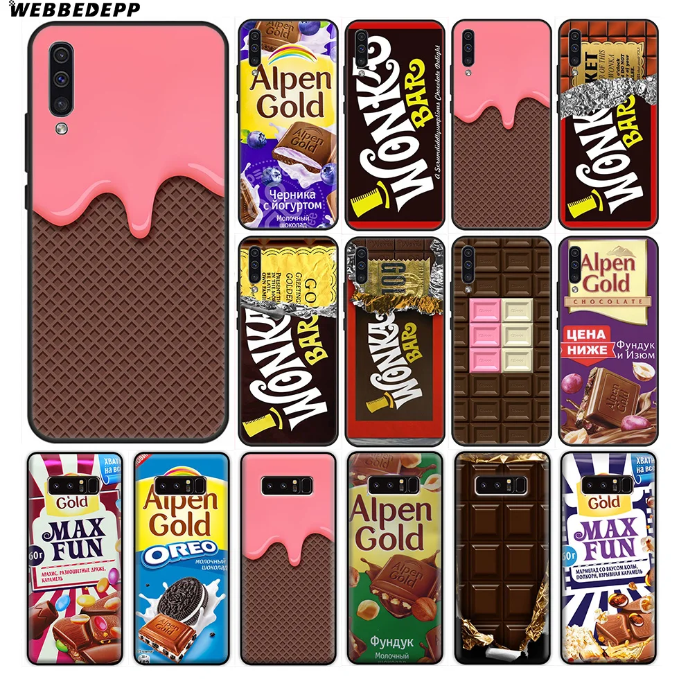 Мягкий силиконовый чехол Alpen с изображением шоколада wonka Bar для samsung Galaxy A50s A40s A30s A20s