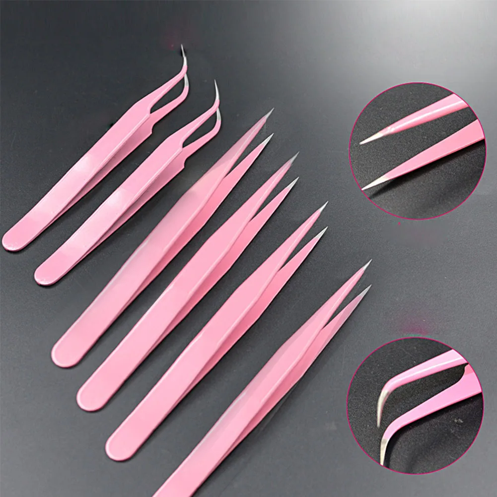 Макароны из нержавеющей стали конфеты прямые изогнутые пинцет для наращивания
