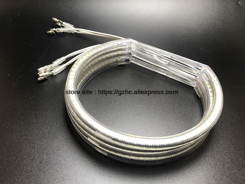 HochiTech ультра яркий SMD белый светодиодный angel eyes halo Кольцо Комплект дневного света DRL для Toyota X100 Chaser 1996-2001 6th
