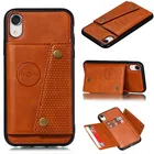 Чехол-книжка с подставкой для iPhone 12 Mini, 2020 pro Max, X, XS Max, XR, SE, 8766S Plus, кожаный