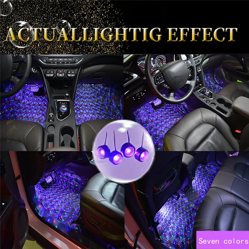 Напольный RGB светодиодный светильник красочная Звездная атмосферная лампа для S