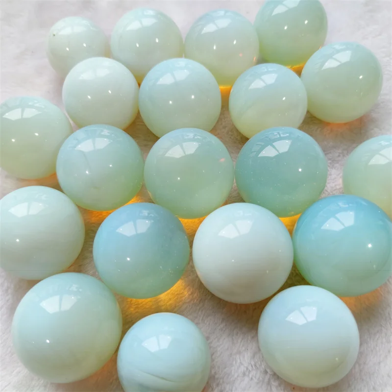 

Free Sipping 45MM Opalite Sphere Crystal Globe Ball Chakra Healing Reiki Stone Carving Crafts RZJ