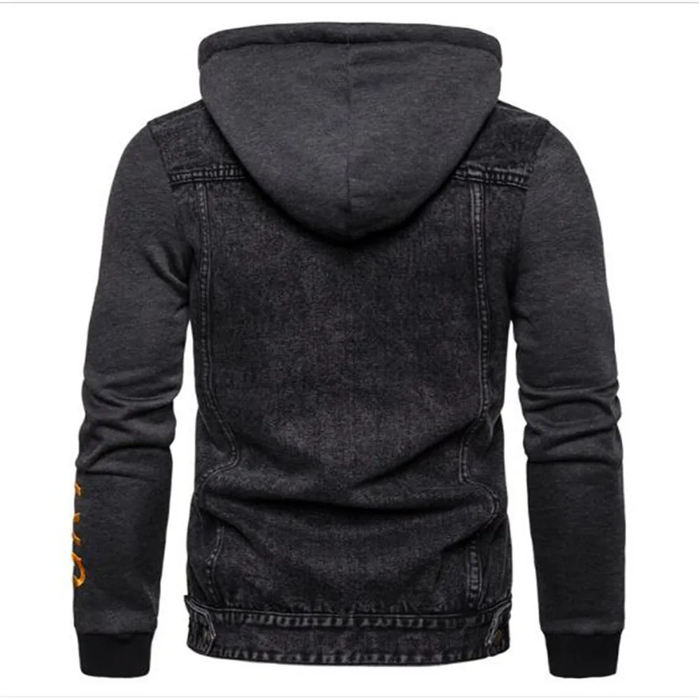 Высококачественная модная мужская ковбойская куртка 2020 с вышитыми буквами и