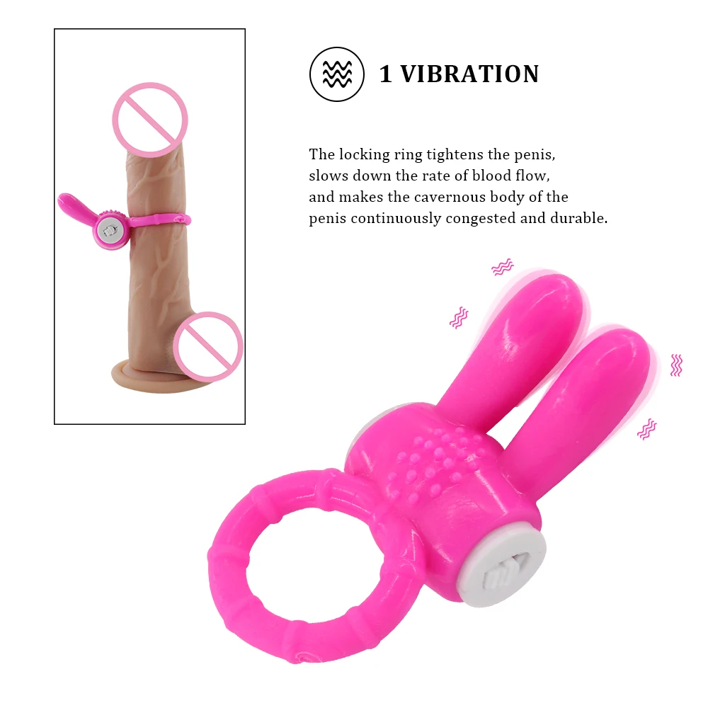 Секс-игрушки EXVOID в виде кролика для мужчин эрекция Стимуляция клитора задержка