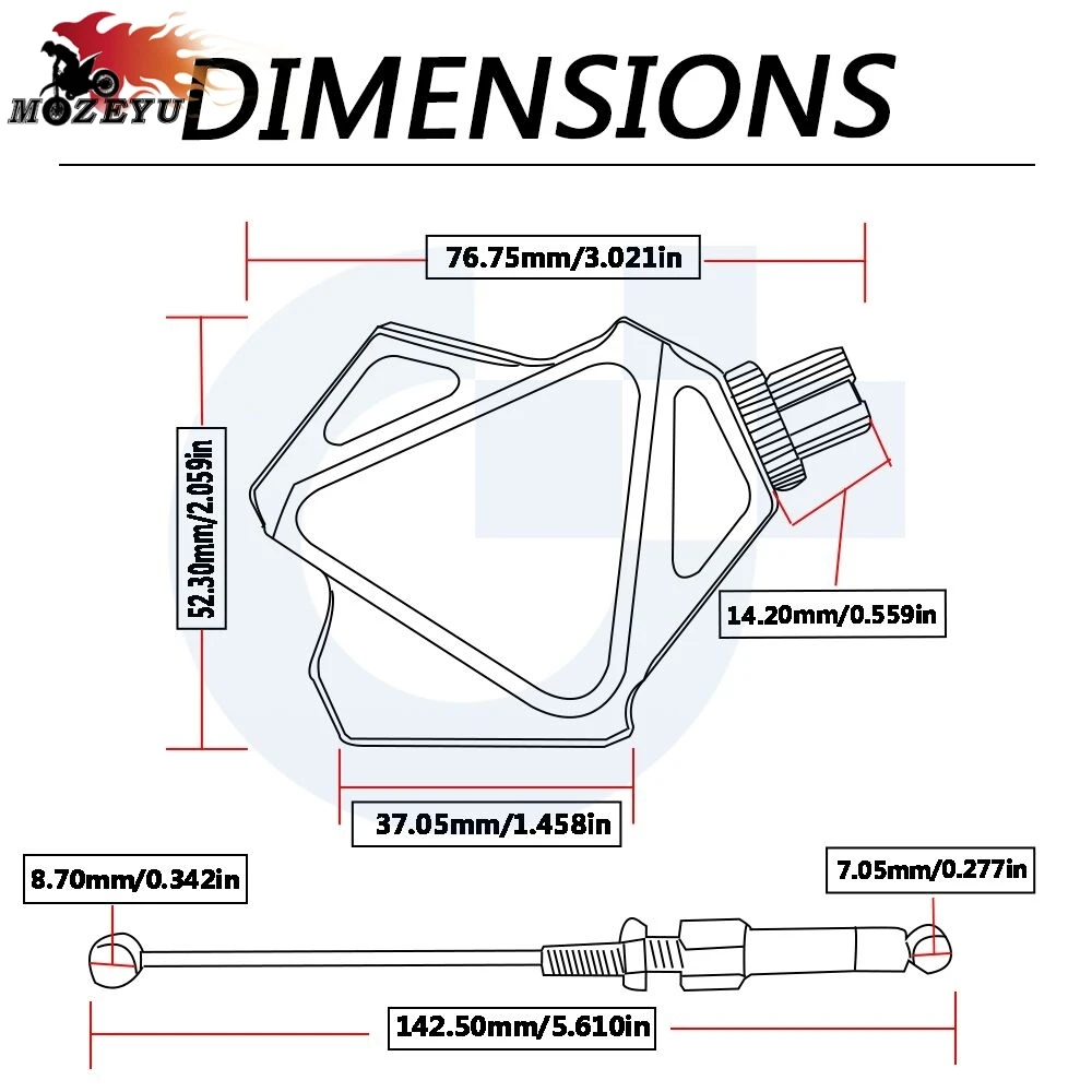 Для Kawasaki Z650 Z 650 2016 2019 2018 2017 аксессуары для мотоциклов CNC Алюминиевый Рычаг