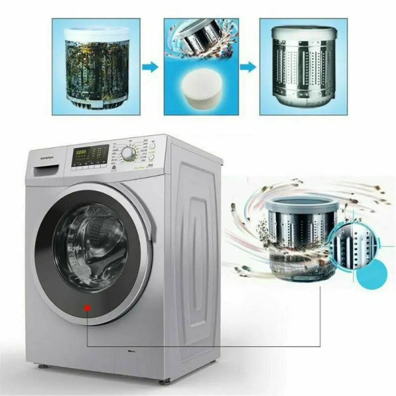 

1 Tab Washing Machine Cleaning Washer Cleaning Detergent Effervescent Tablet Washing Machine Slot Cleaning Tablet