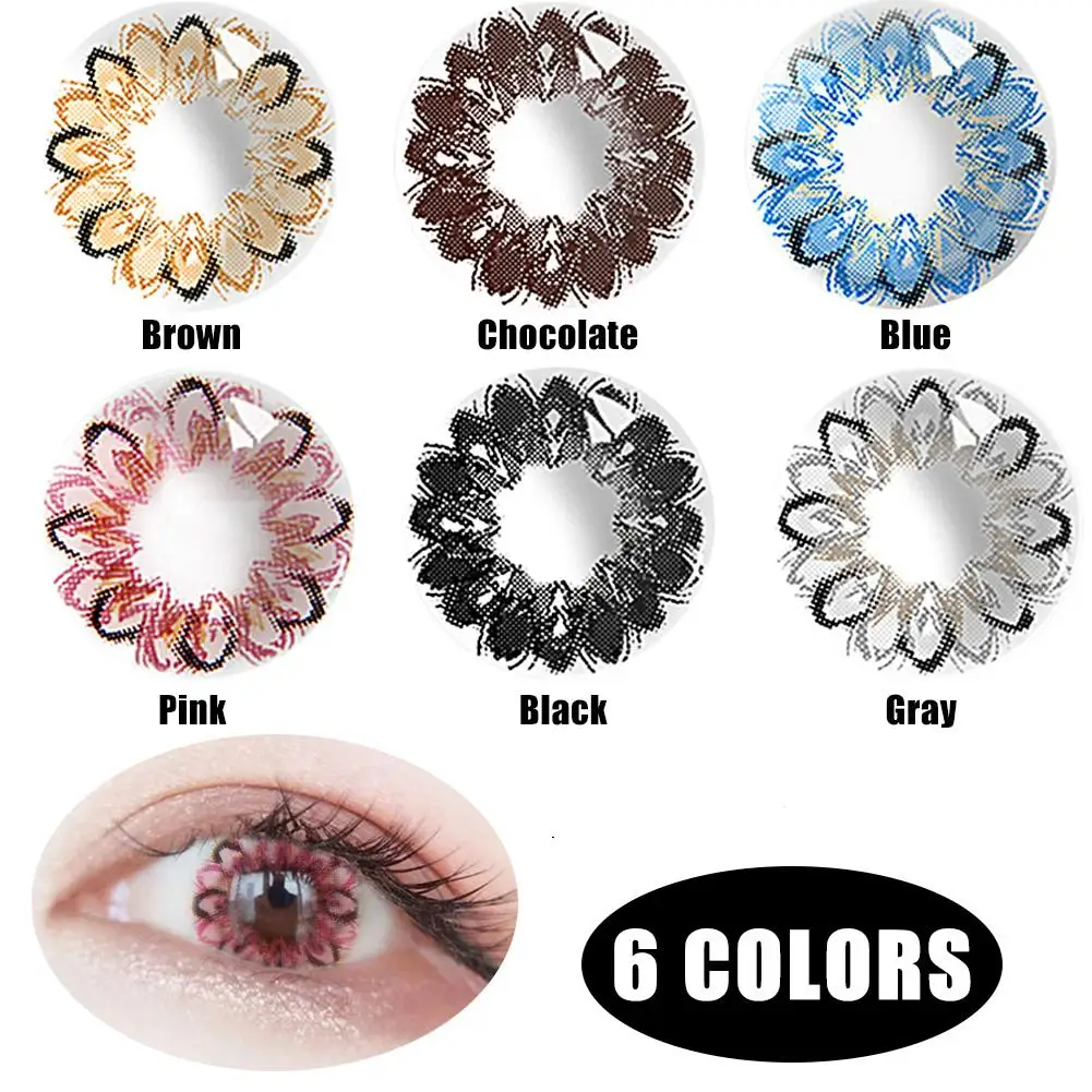 2 шт/1 пара набор инструментов для макияжа с цветными глазами инструменты красоты