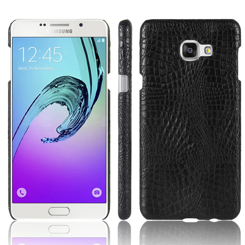 Чехол из искусственной кожи для Samsung Galaxy A7 2016 жесткий пластиковый чехол телефона