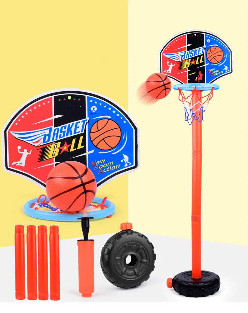 Детский Баскетбол обруч лифт насос баскетбол Портативная сумка родитель-ребенок