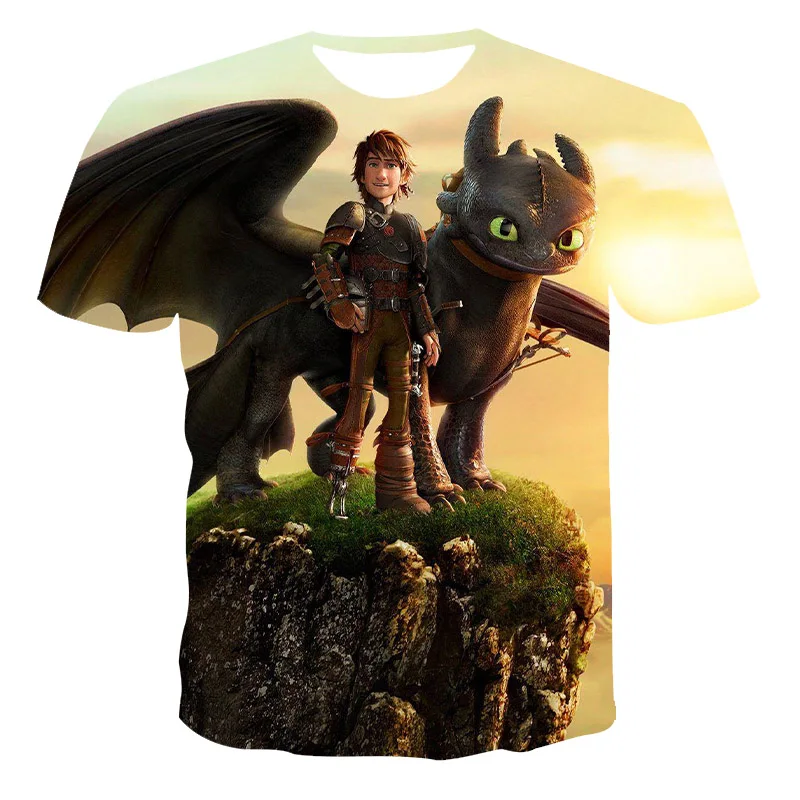 

Summer unisex couple short-sleeved loose T-shirt 3D printing round neck pullover couple anime theme XXS-6XL wholesale