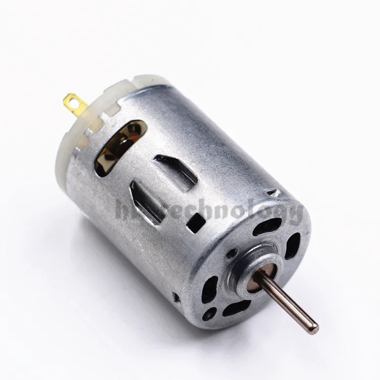 RS-385 12V-36V Brush MicroDC Высокоскоростной микро металлический редукторный двигатель из