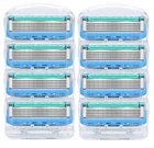 Лезвия для бритвы Gillette Fusione Proglide мужские, 8 шт.лот, безопасные кассеты