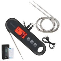 inkbird digital meat steak thermometer large lcd backlit auto sleep instant read meat thermometer ideal for cooking meat bbq