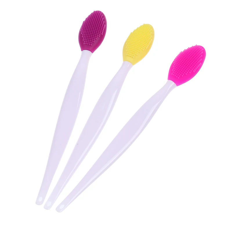 

Double-sided Silicone Nose Blackhead Remover Brush Exfoliating Cleaning Tool exfoliating body scrub