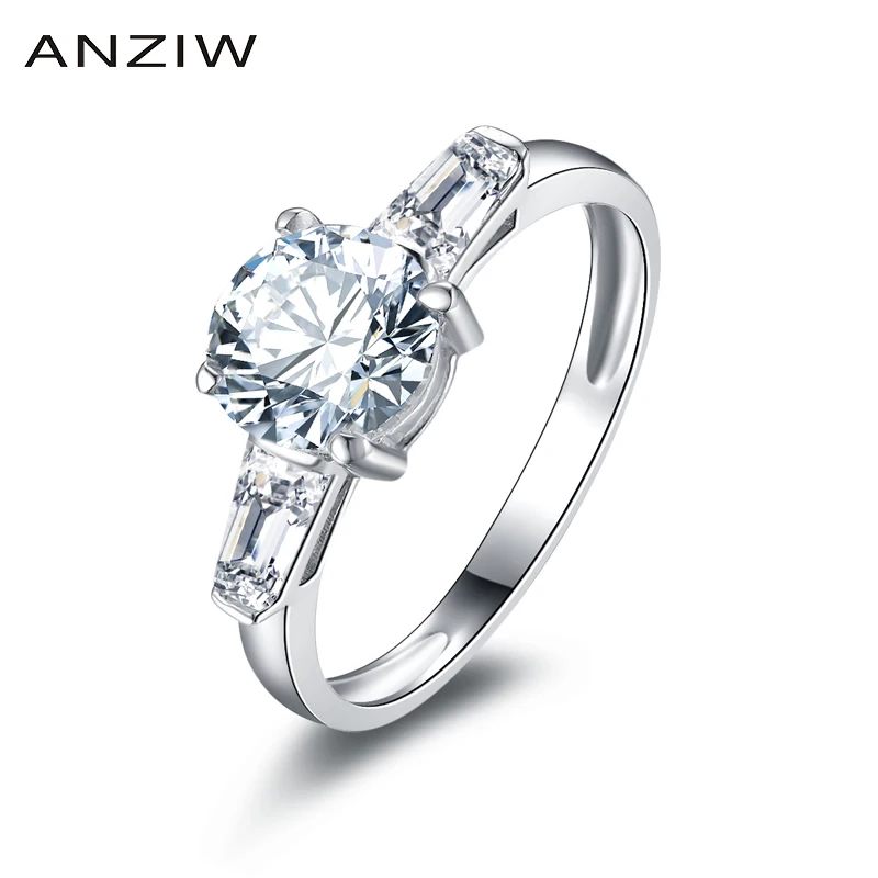 Роскошный качественный 1 25 карат Сона синтетические обручальные кольца