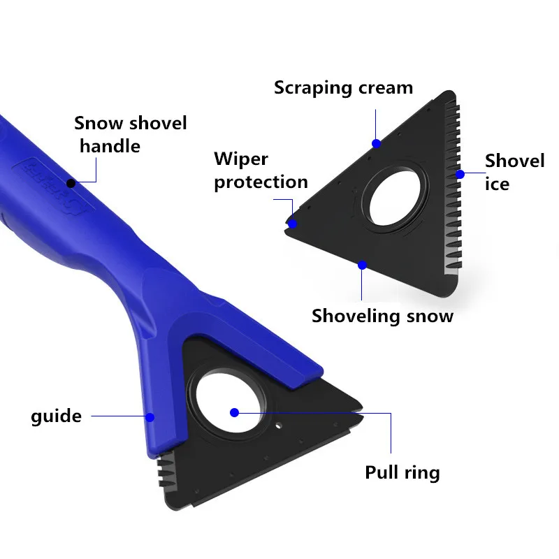 3 в 1 Выдвижной Штатив снег лопата лед скребок щетка для очистки снега воды