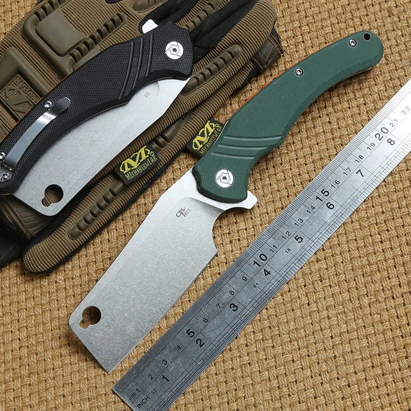 

CH original 3531 Flipper folding knife D2 Blade ball bearings G10 handle outdoor hunting Camp survival pocket Knives EDC tools