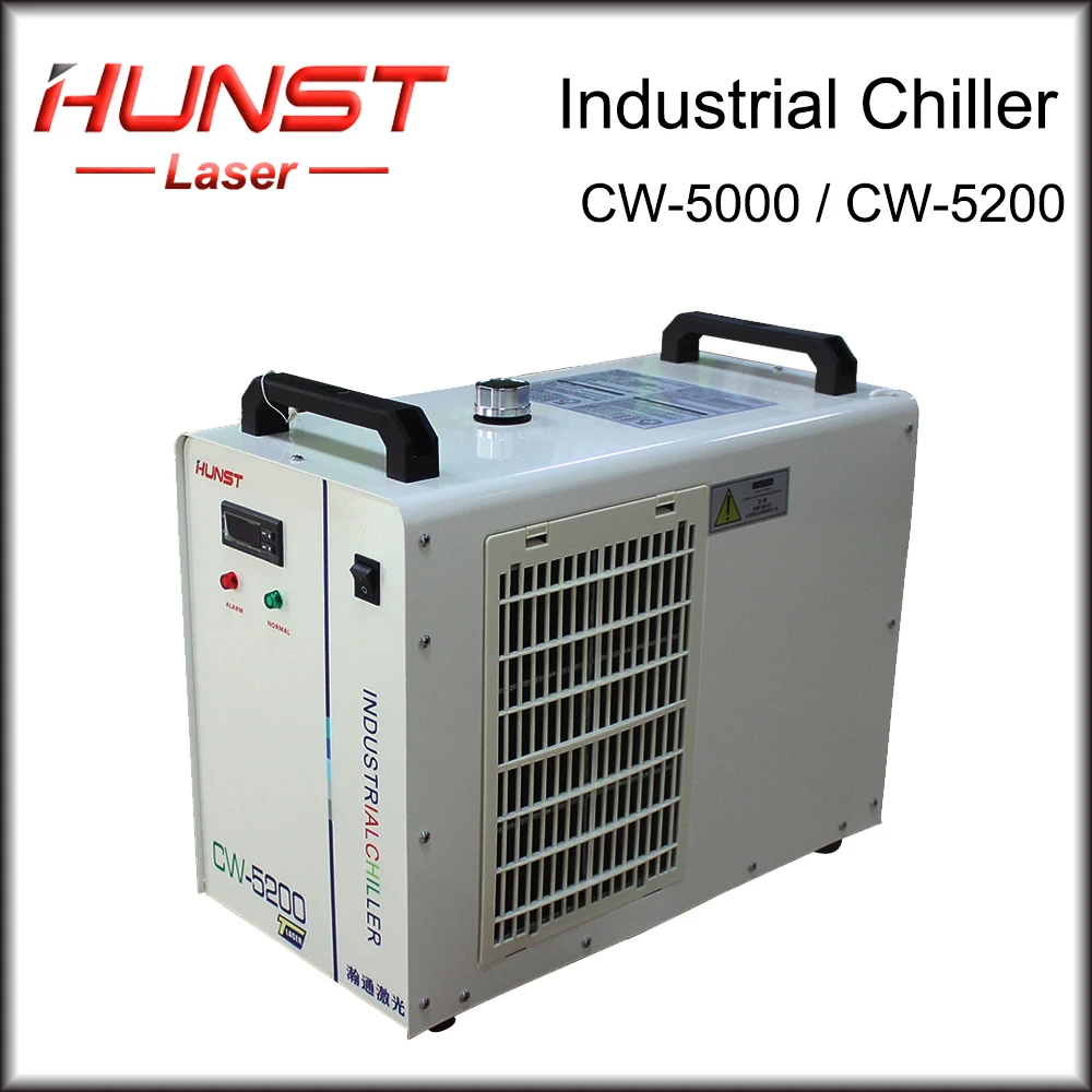 Промышленный водяной охладитель Hunst CW-5000 CW5202 для CO2 лазерной гравировки режущей