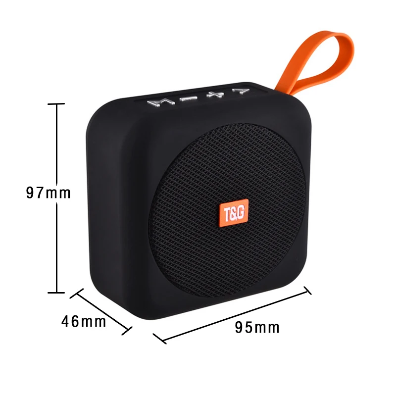 

YABA Wireless Mini Bluetooth Speaker Stereo Portable Speakers Subwoofer Bluetooth with SD FM Outdoor Column Loudspeaker