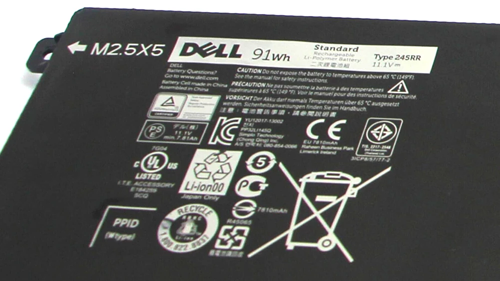 Оригинальная батарея для DELL XPS 15 9530 Precision M3800 701WJ 7D1WJ type 245RR