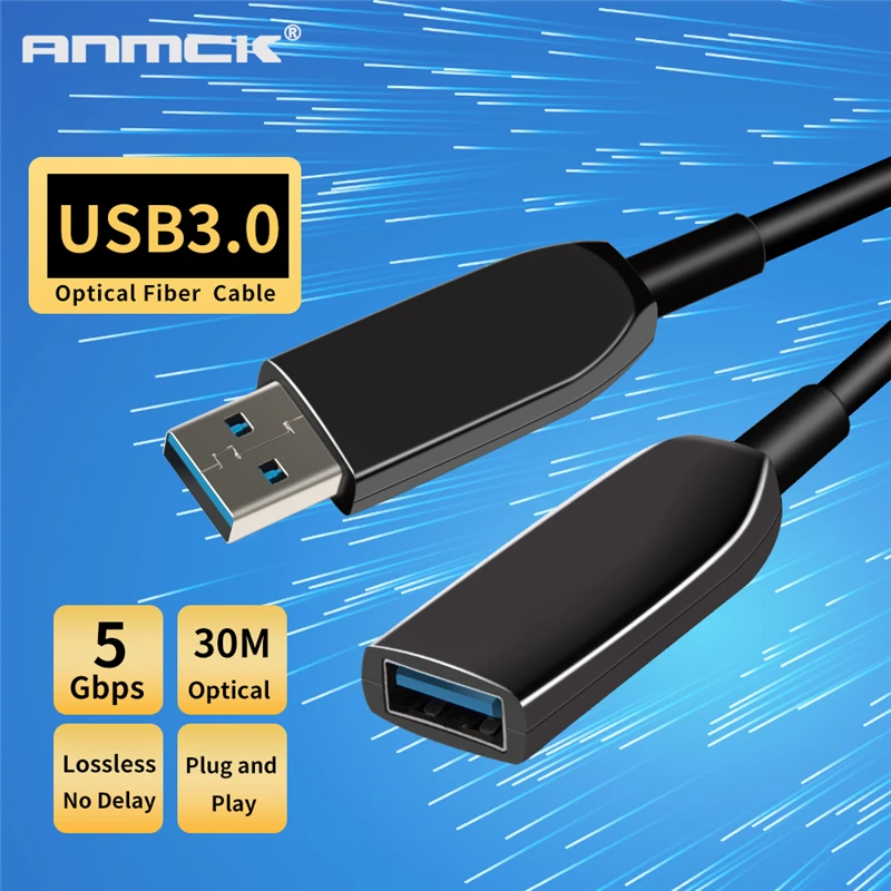 Удлинительный кабель Anmck USB 3 0 10 м 5 20 30 40 1 оптический Папа мама usb удлинитель для