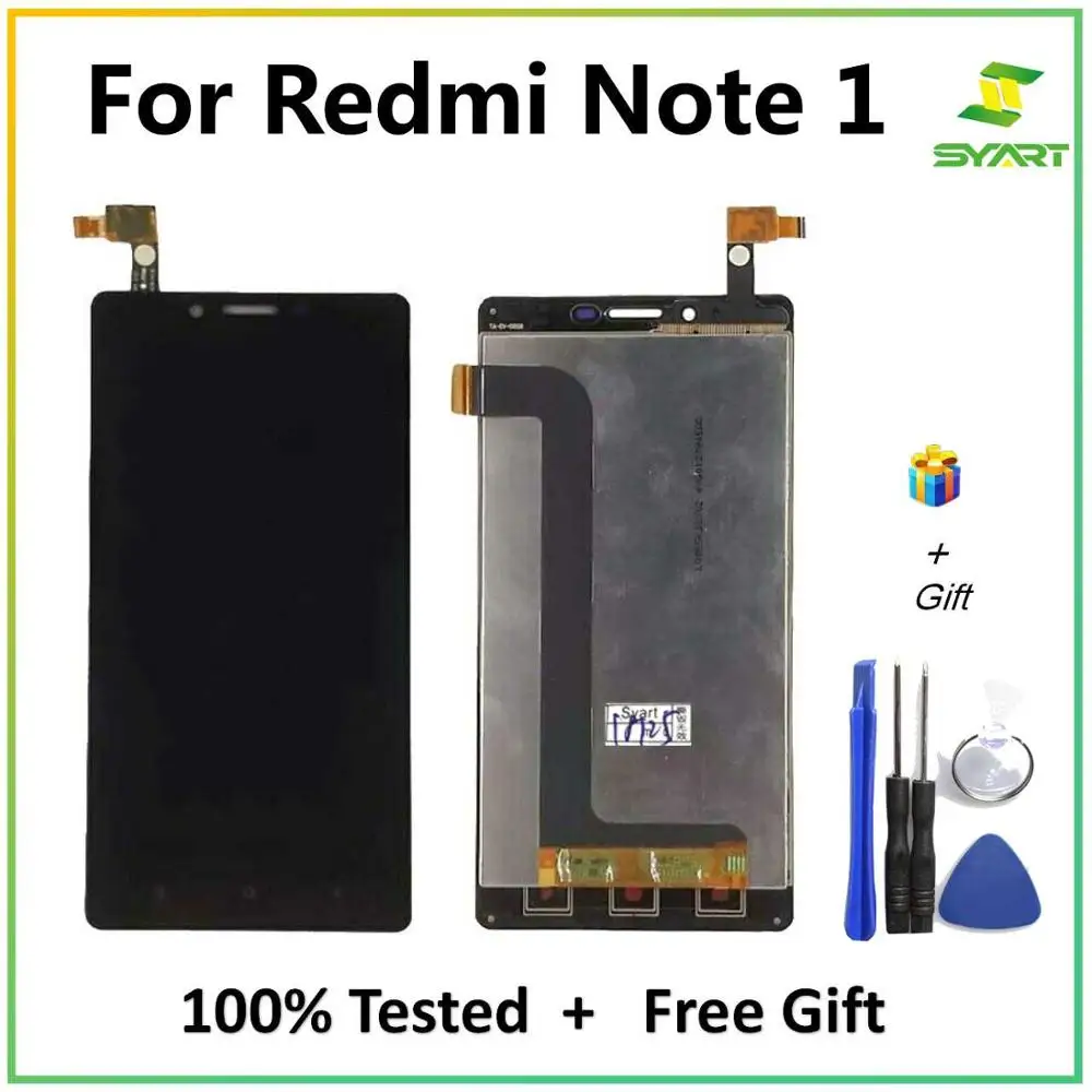 Для Xiaomi Redmi Note 1 ЖК-дисплей + сенсорный экран дигитайзер в сборе запасные части для