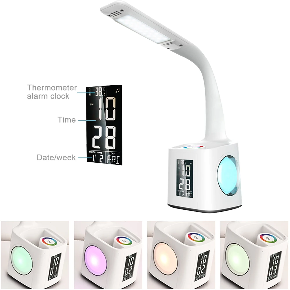 Светодиодная настольная лампа с затемнением для защиты глаз светодиодная